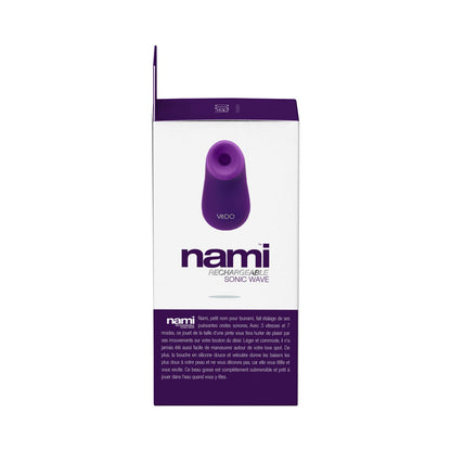 VEDO - NAMI VIBRADOR SÓNICO RECARGABLE MORADO OSCURO