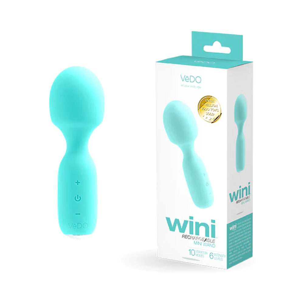 VEDO - WINI RECHARGEABLE MINI WAND TEASE ME TURQUOISE