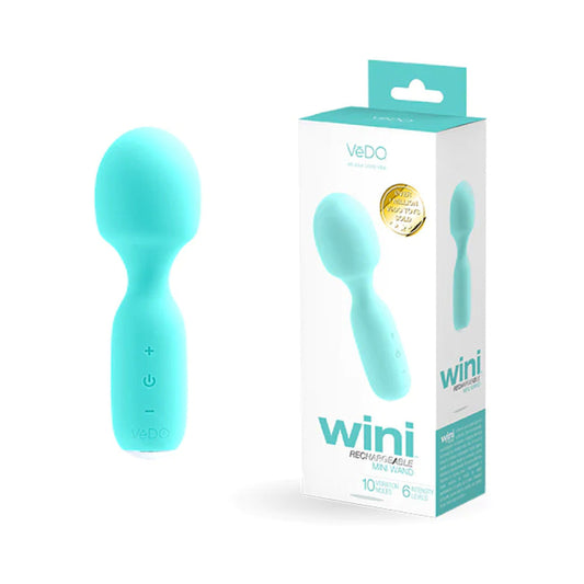 VEDO - WINI RECHARGEABLE MINI WAND TEASE ME TURQUOISE