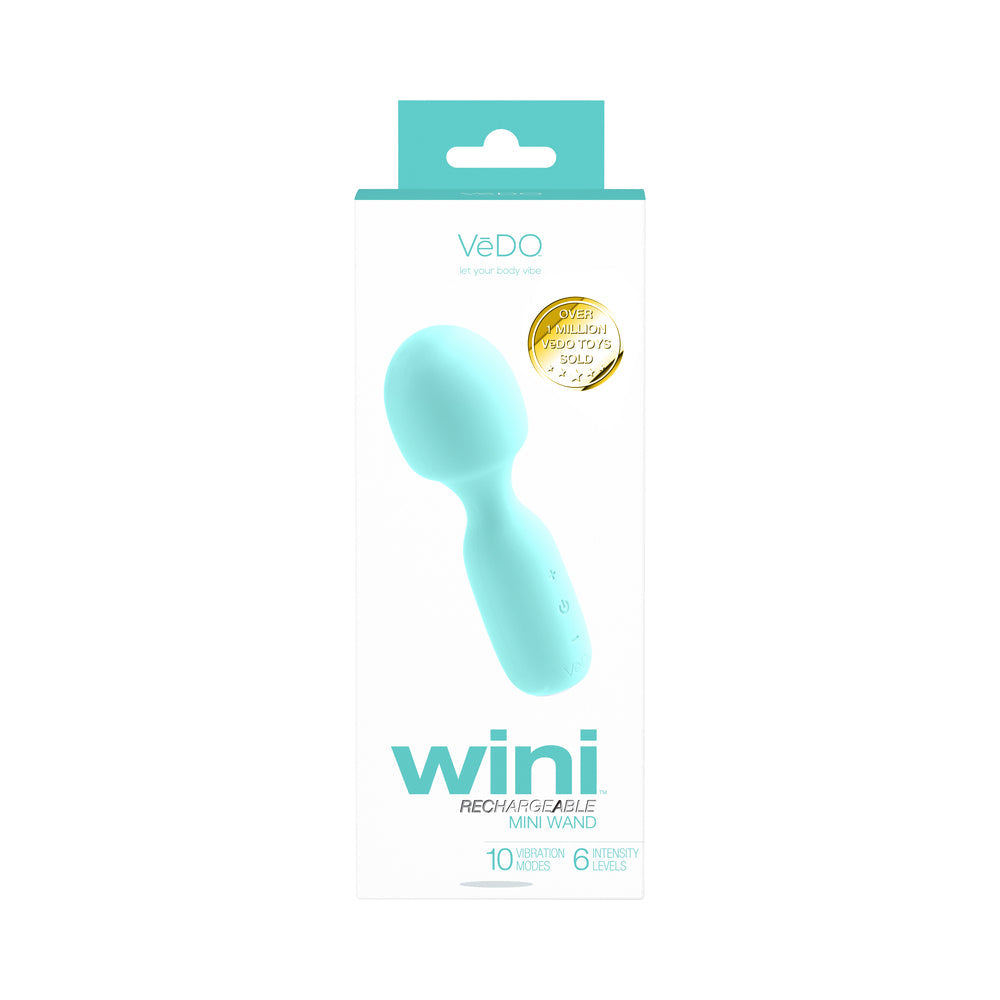 VEDO - WINI RECHARGEABLE MINI WAND TEASE ME TURQUOISE