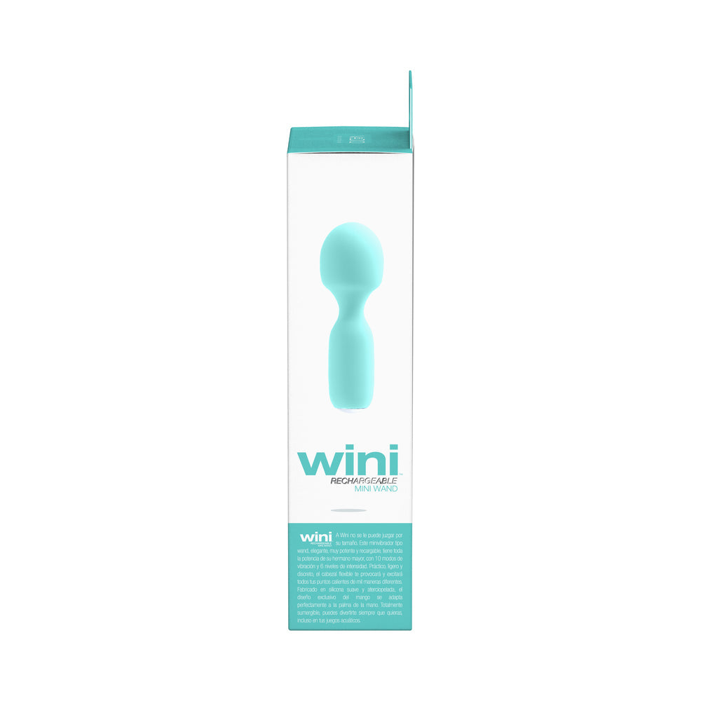 VEDO WINI RECHARGEABLE MINI WAND TEASE ME TURQUOISE