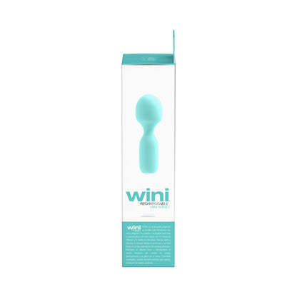 VEDO WINI RECHARGEABLE MINI WAND TEASE ME TURQUOISE