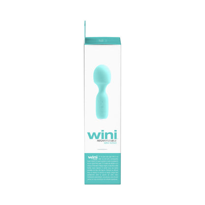 VEDO WINI RECHARGEABLE MINI WAND TEASE ME TURQUOISE