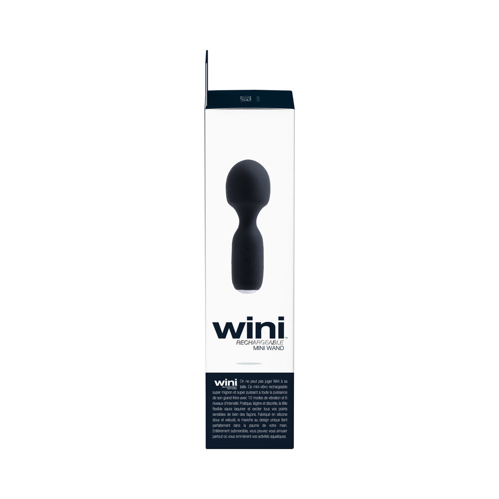 VEDO WINI RECHARGEABLE MINI WAND JUST BLACK