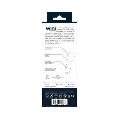 VEDO WINI RECHARGEABLE MINI WAND JUST BLACK