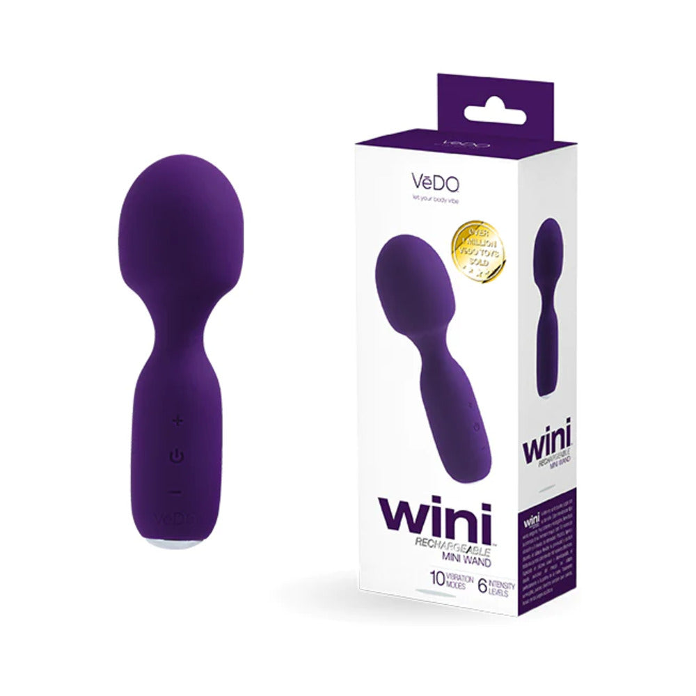 VEDO - WINI RECHARGEABLE MINI WAND DEEP PURPLE