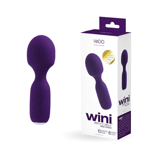 VEDO - WINI RECHARGEABLE MINI WAND DEEP PURPLE