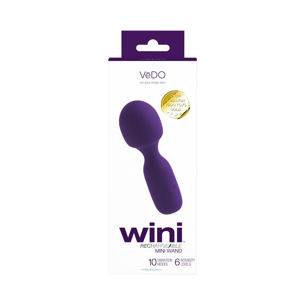 VEDO - WINI RECHARGEABLE MINI WAND DEEP PURPLE