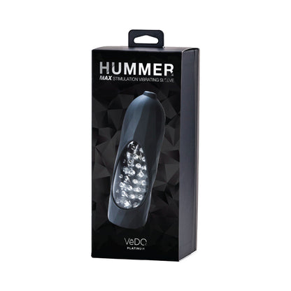 VEDO HUMMER 2.0 RECHARGEABLE VIBRATING SLEEVE BLACK PEARL