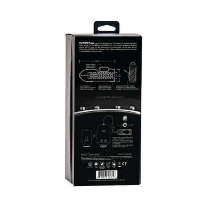 VEDO - HUMMER 2.0™ RECHARGEABLE VIBRATING SLEEVE BLACK PEARL