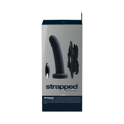 VEDO STRAPPED RECHARGEABLE STRAP-ON JUST BLACK