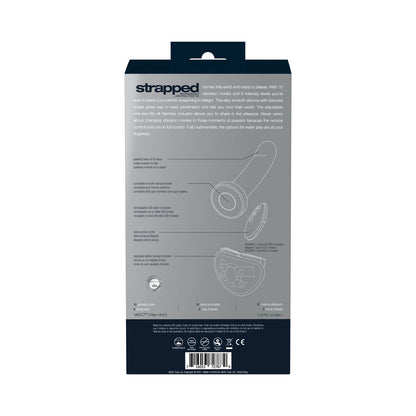 VEDO - STRAPPED RECHARGEABLE STRAP-ON JUST BLACK