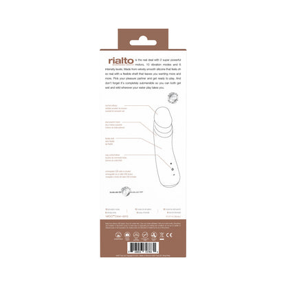 VEDO RIALTO RECHARGEABLE VIBE MOCHA