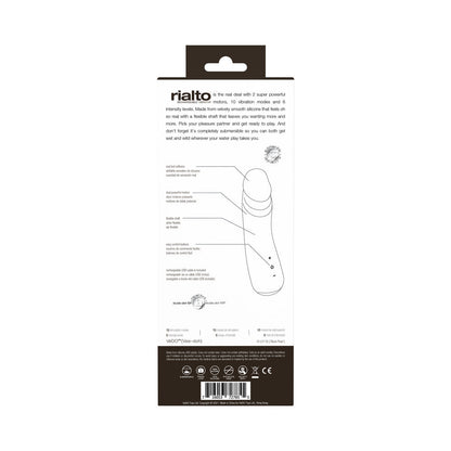VEDO - RIALTO RECHARGEABLE VIBE BLACK PEARL