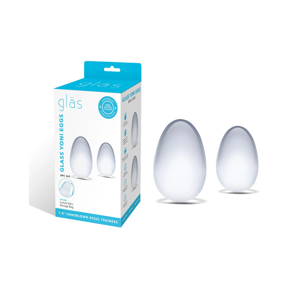 ELECTRIC EEL - GLAS 2-PIECE GLASS YONI EGG SET