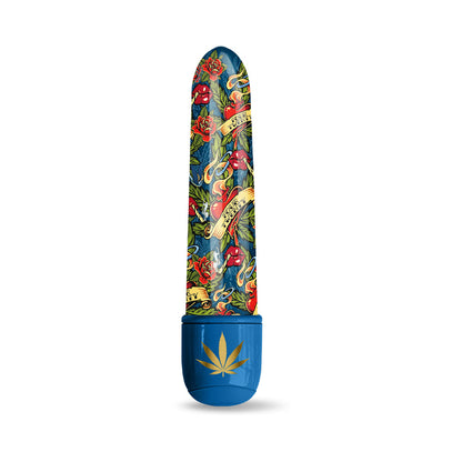 GLOBAL NOVELTIES - PRINTS CHARMING BUZZED 5" MINI VIBE - BLUE DREAM