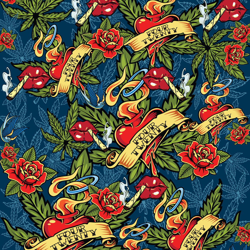 GLOBAL NOVELTIES - PRINTS CHARMING BUZZED 5" MINI VIBE - BLUE DREAM