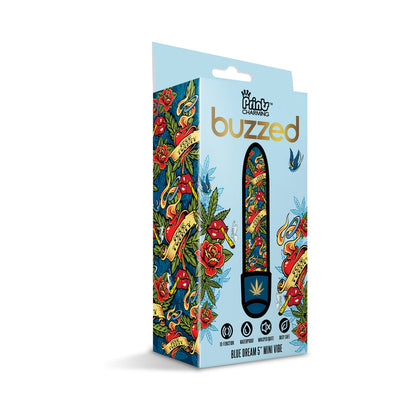 GLOBAL NOVELTIES - PRINTS CHARMING BUZZED 5" MINI VIBE - BLUE DREAM