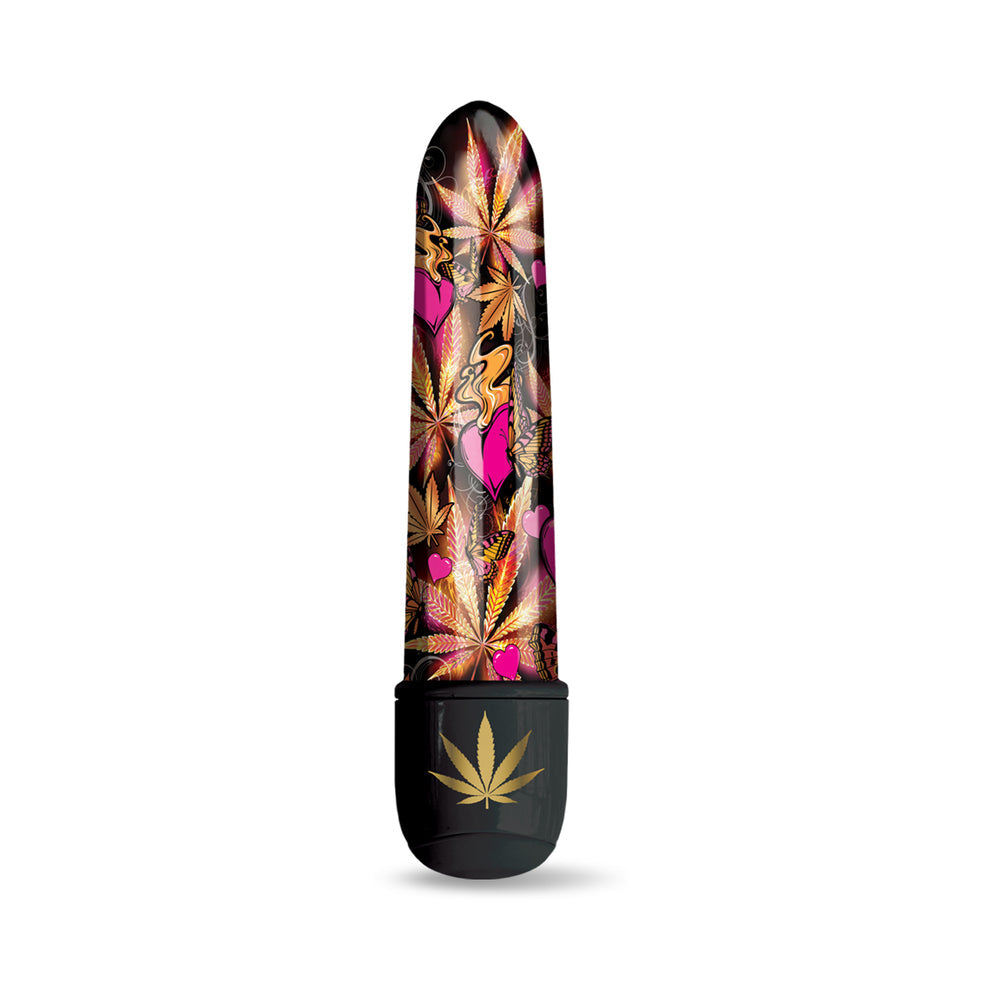 GLOBAL NOVELTIES - PRINTS CHARMING BUZZED 5" MINI VIBE - PINK KUSH