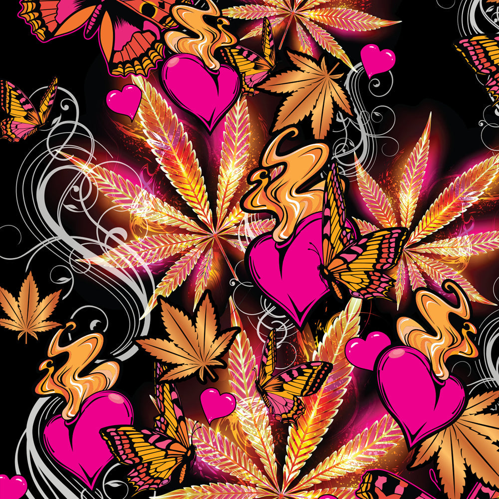 GLOBAL NOVELTIES - PRINTS CHARMING BUZZED 5" MINI VIBE - PINK KUSH