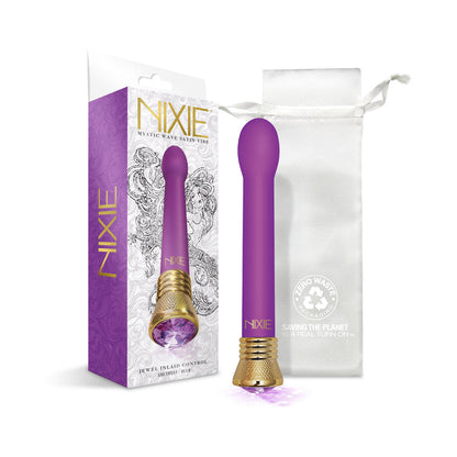GLOBAL NOVELTIES - NIXIE MYSTIC WAVE SATIN BULB VIBE - AMETHYST