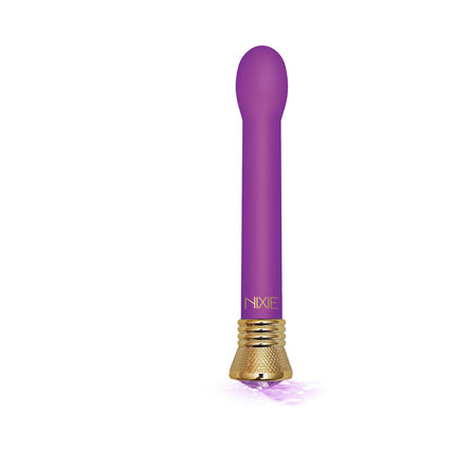 GLOBAL NOVELTIES - NIXIE MYSTIC WAVE SATIN BULB VIBE - AMETHYST