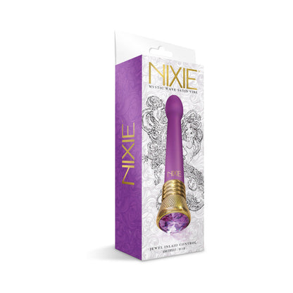 GLOBAL NOVELTIES - NIXIE MYSTIC WAVE SATIN BULB VIBE - AMETHYST