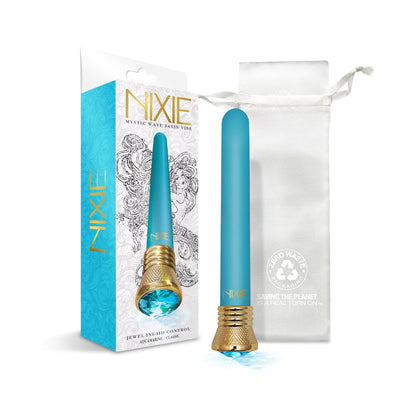 GLOBAL NOVELTIES - NIXIE MYSTIC WAVE SATIN CLASSIC VIBE - AQUAMARINE