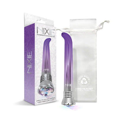 GLOBAL NOVELTIES - NIXIE WATERPROOF 10-FUNCTION G-SPOT VIBE - PURPLE OMBRE GLOW