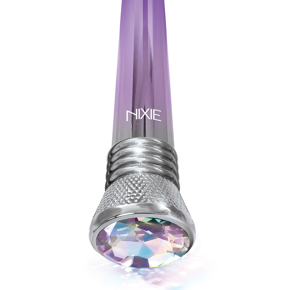 GLOBAL NOVELTIES - NIXIE WATERPROOF 10-FUNCTION G-SPOT VIBE - PURPLE OMBRE GLOW