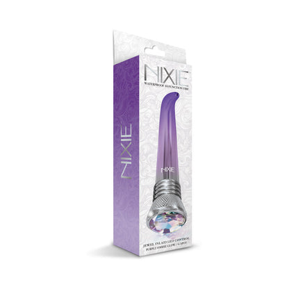 GLOBAL NOVELTIES - NIXIE WATERPROOF 10-FUNCTION G-SPOT VIBE - PURPLE OMBRE GLOW