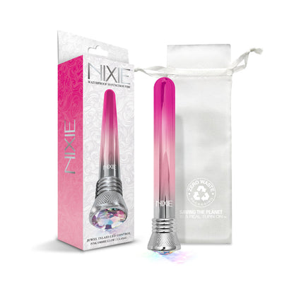 GLOBAL NOVELTIES - NIXIE 10-FUNCTION WATERPROOF CLASSIC VIBE - PINK OMBRE GLOW