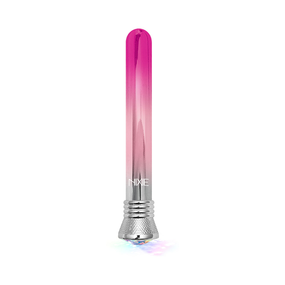 GLOBAL NOVELTIES - NIXIE 10-FUNCTION WATERPROOF CLASSIC VIBE - PINK OMBRE GLOW