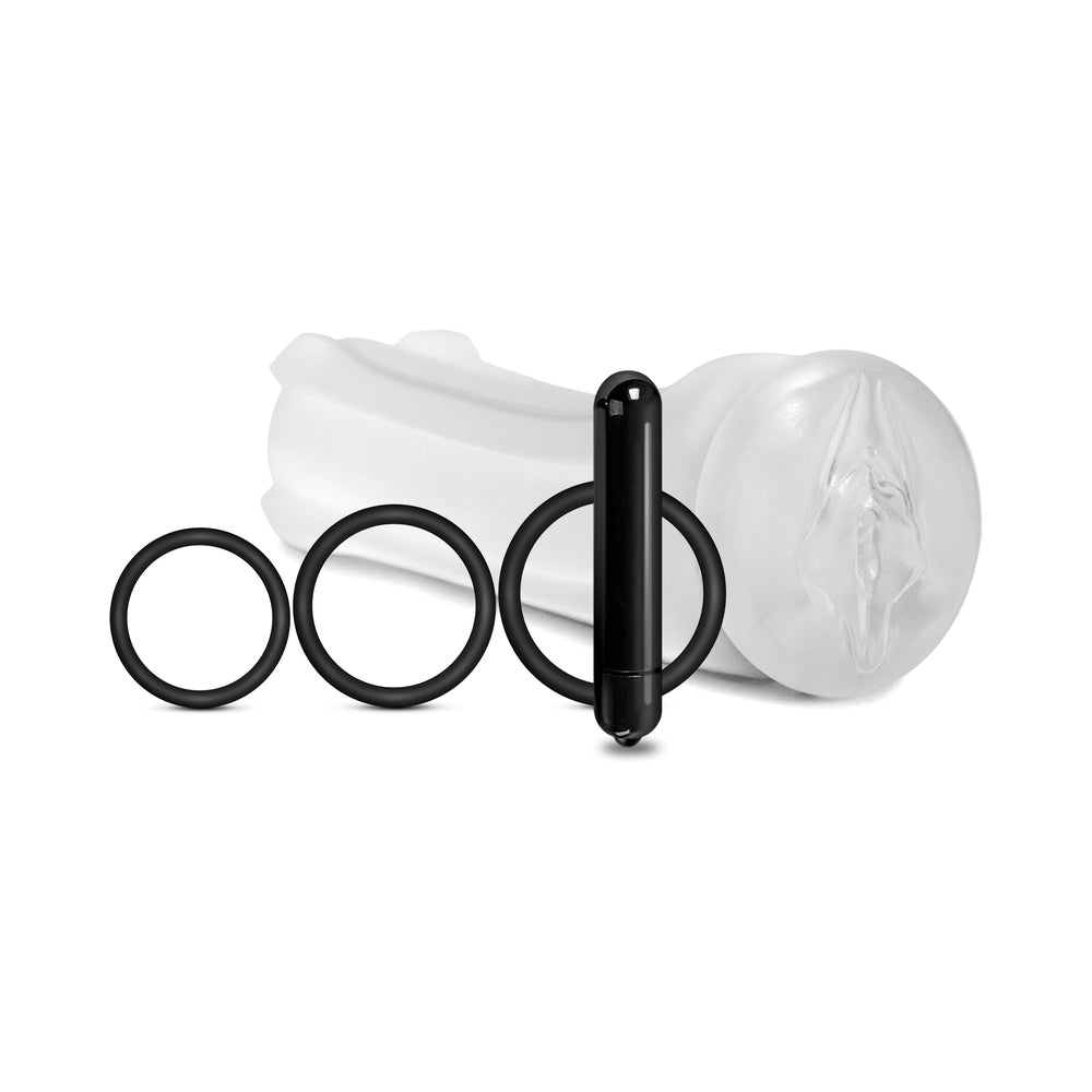GLOBAL NOVELTIES - HAPPY ENDING MSTR B8 VIBRATING PUSSY PACK - SQUEEZE BOX