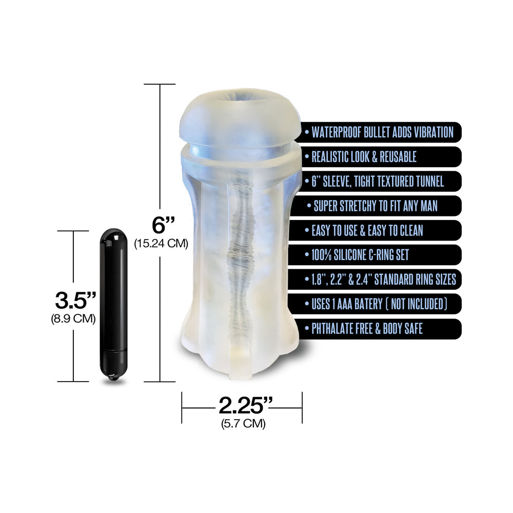 GLOBAL NOVELTIES - HAPPY ENDING MSTR B8 VIBRATING ASS PACK - BUM RUSH