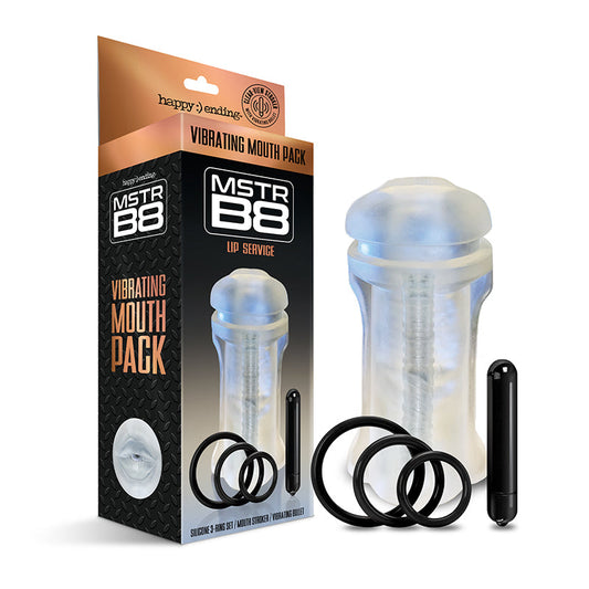 GLOBAL NOVELTIES - HAPPY ENDING MSTR B8 VIBRATING ORAL PACK - LIP SERVICE