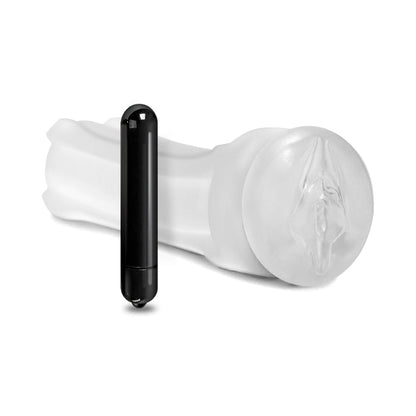 GLOBAL NOVELTIES - HAPPY ENDING SELF-LUBRICATING, VIBRATING SHOWER STROKER - PUSSY