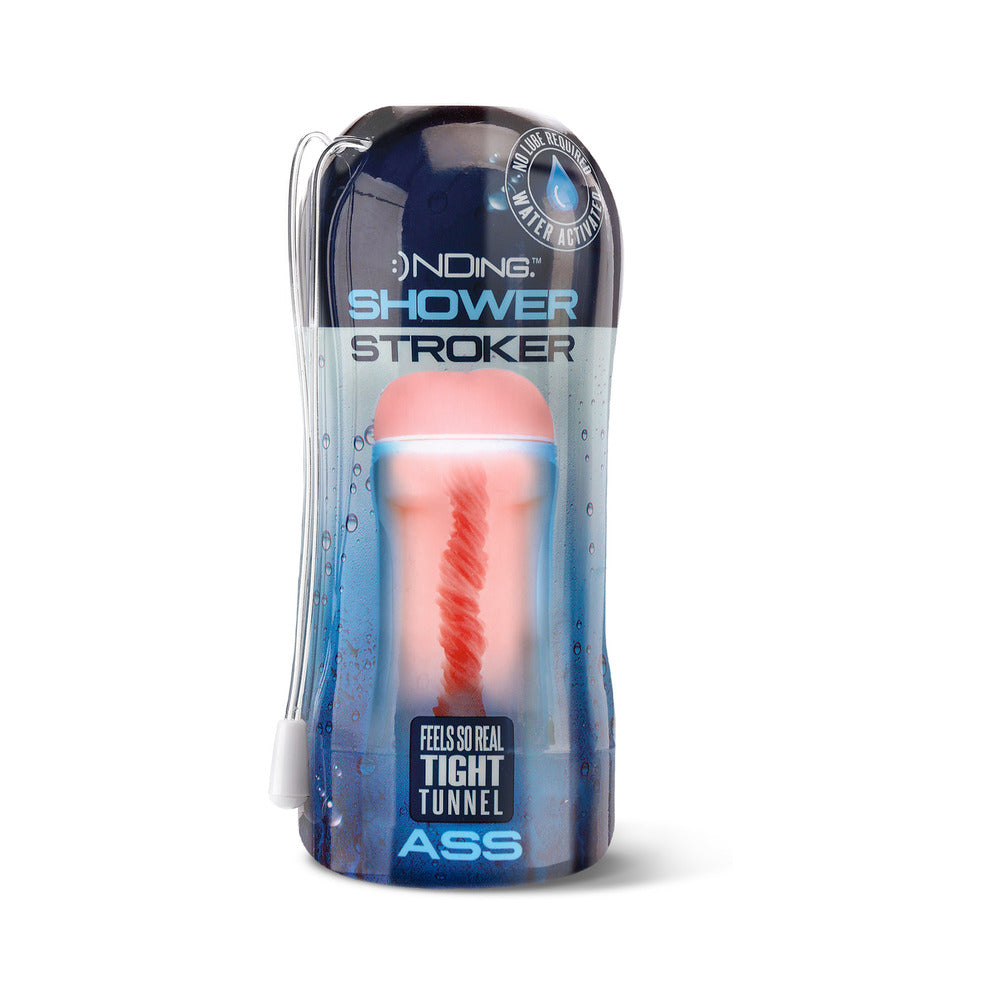 GLOBAL NOVELTIES - HAPPY ENDING SELF-LUBRICATING SHOWER STROKER - ASS