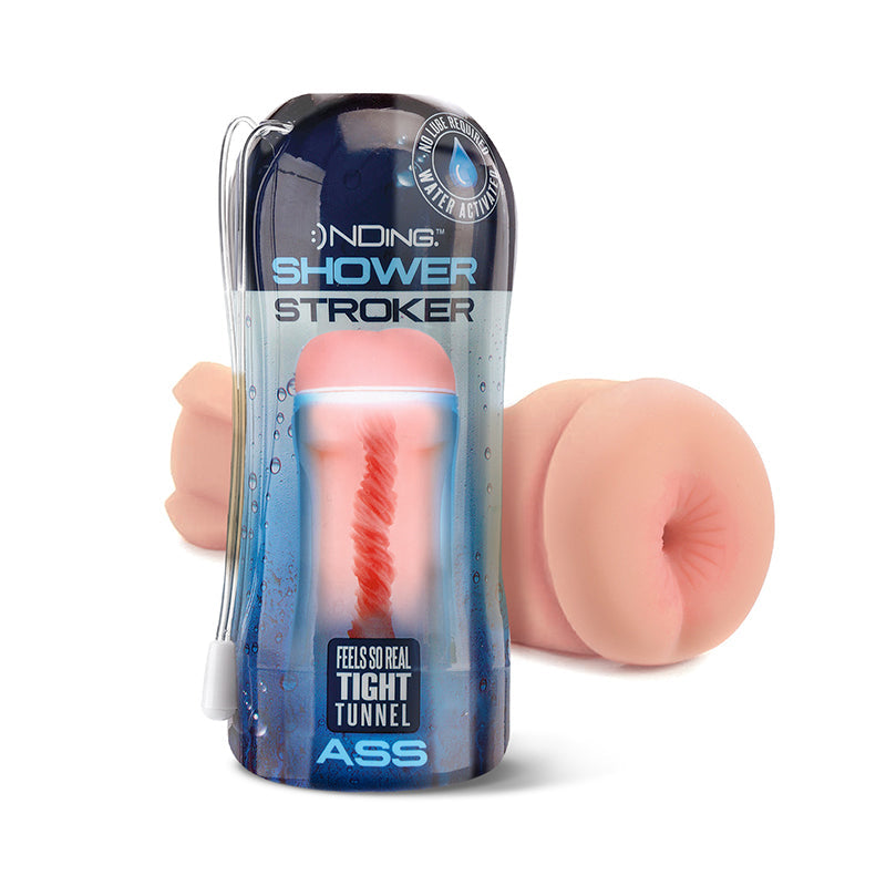 GLOBAL NOVELTIES - HAPPY ENDING SELF-LUBRICATING SHOWER STROKER - ASS