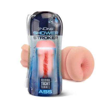 GLOBAL NOVELTIES - HAPPY ENDING SELF-LUBRICATING SHOWER STROKER - ASS