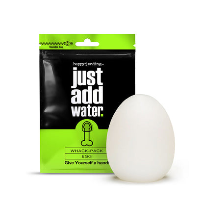 NOVEDADES GLOBALES - FINAL FELIZ, SOLO AÑADE AGUA, FUNDA AUTO LUBRICANTE WHACK PACK - HUEVO