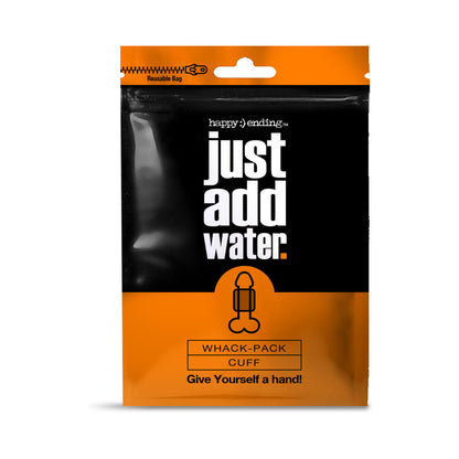 GLOBAL NOVELTIES - HAPPY ENDING JUST ADD WATER SELF-LUBRICATING WHACK PACK - CUFF