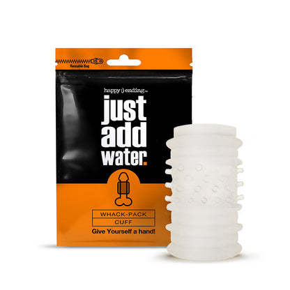 GLOBAL NOVELTIES - HAPPY ENDING JUST ADD WATER SELF-LUBRICATING WHACK PACK - CUFF