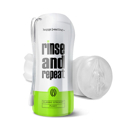 GLOBAL NOVELTIES - HAPPY ENDING RINSE AND REPEAT CLASSIC STROKER - PUSSY