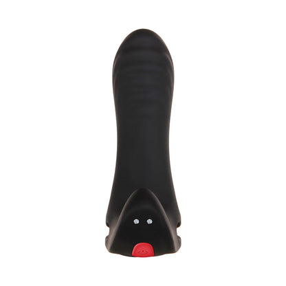 ZERO TOLERANCE - VIBRATING GIRTH ENHANCER REMOTE-CONTROLLED SILICONE SHEATH BLACK