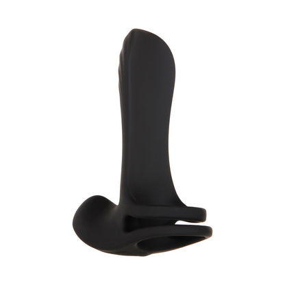 ZERO TOLERANCE - VIBRATING GIRTH ENHANCER REMOTE-CONTROLLED SILICONE SHEATH BLACK