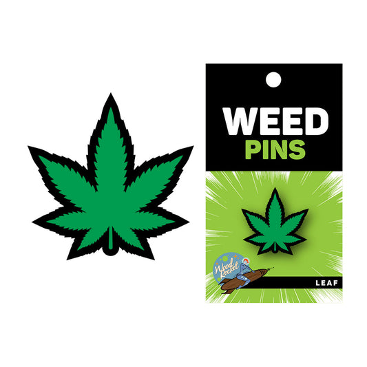 WOOD ROCKET - WEED PIN MARIJUANA LEAF