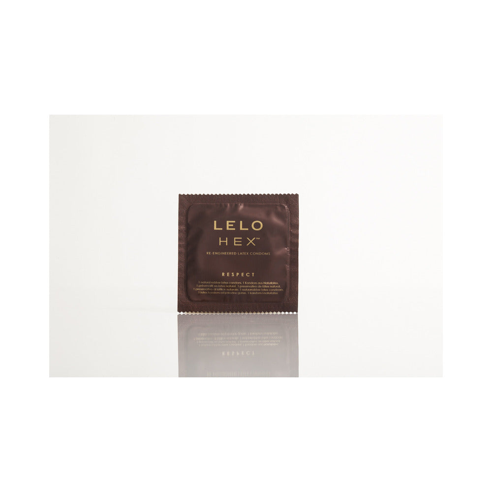 LELO HEX RESPECT XL LUBRICATED LATEX CONDOMS 3-PACK