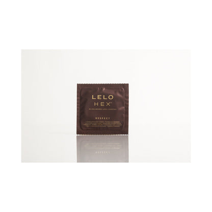 LELO HEX RESPECT XL LUBRICATED LATEX CONDOMS 3-PACK