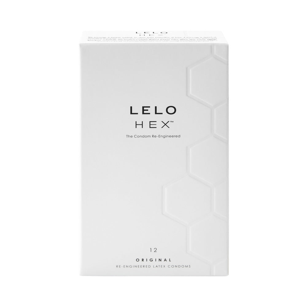 LELO - HEX ORIGINAL LUBRICATED LATEX CONDOMS 12-PACK